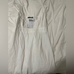 white brandy melville mini dress one size  bnwt